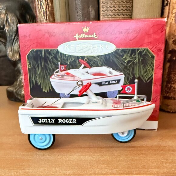 1999 Hallmark Cast Metal Jolly Roger Kiddie Car Classic - Picture 4 of 14